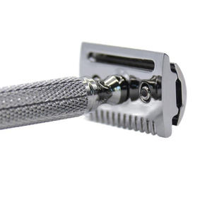 Navaja de Seguridad de Doble Filo para Barbería, con Mango de Acero Inoxidable y Doble Hoja, Personalizable, de Alta Calidad, Precio al por Mayor - Product Image 6