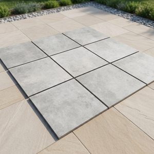 Cementino Ash 20mm Full Body Porcelain Pavers 600x900mm Heavy Duty Outdoor Ceramic Floor Tiles - Product Image 4
