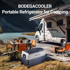 53 Quart Dual Zone Portable <b>Car</b> <b>Refrigerator</b> with APP Control and Compressor Cooling - Product Image 6