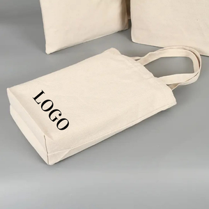 Sacs fourre-tout en toile de coton abordables en gros avec logo et taille personnalisés, parfaits pour le shopping et les voyages - Product Image 2