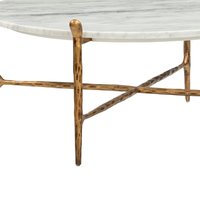 Table basse ronde en marbre de conception personnalisée artisanale vietnamienne, provenant d'un fabricant vietnamien