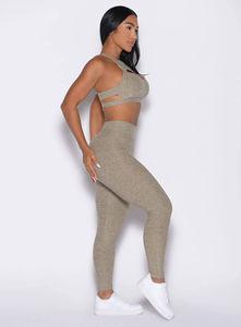 Nouveauté : Leggings de sport taille haute pour femme, avec taille élastique, effet push-up fessier en V, pour le yoga, l'entraînement et la gym - Product Image 4