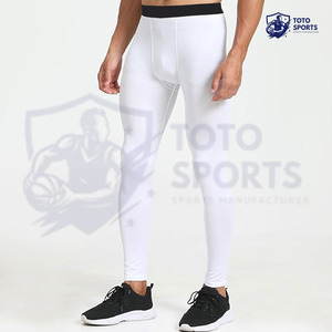 Top Trendy Breathable Lightweight Sports Wear Best Supplier Comfortable Slim Fit <b>Men</b> Professional Compression <b>Base</b> <b>Layer</b> Pant - Product Image 2