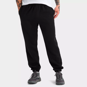Pantalon de jogging décontracté pour homme Fiy Humble en toile noire respirante avec taille élastique, poches latérales et bas de pantalon à revers - Product Image 2