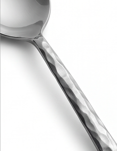 Juego de cubiertos de acero inoxidable con diseño de bambú y acabado pulido a espejo, perfecto para bodas modernas y cenas elegantes. - Product Image 2