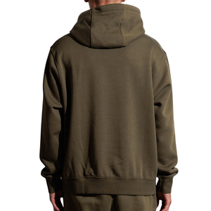 Sweat-shirt à capuche personnalisé pour homme, en molleton épais, coupe classique, avec cordon de serrage, poche kangourou, poignets côtelés et logo - Product Image 2