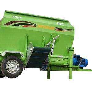 Mélangeur d'aliments pour animaux de compagnie, 3 m3, appareil électrique et avec tracteur à to, équipement de mélange d'aliments pour bétail - Product Image 1