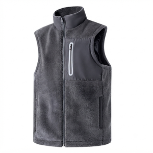Gilet polaire d'hiver pour homme, sans manches, imperméable, respirant, en polyester écologique, pour temps froid, à bas prix. - Product Image 6