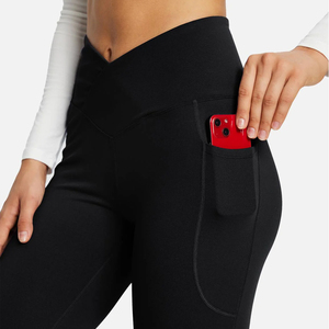 Conjunto de Ropa de Salón Ecológica para Mujer, Apto para Chicas Altas, con Logotipo Personalizado, Pantalones Suaves con Corte Acampanado - Product Image 5