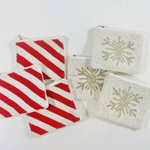 Monedero de Cuentas Hecho a Mano, Regalo para Mamá, Patrón de Corazón, Bolsa Magnética, Cartera de Cuentas para Mujer, Bolso para el Día de la Madre, Bonito y Plegable - Product Image 3