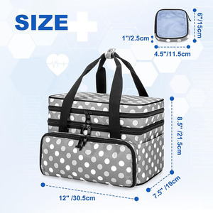 Bolsa organizadora de primeros auxilios de cuero al por mayor con almacenamiento impermeable para medicamentos de emergencia para el hogar, la oficina, el coche y viajes en venta. - Product Image 2