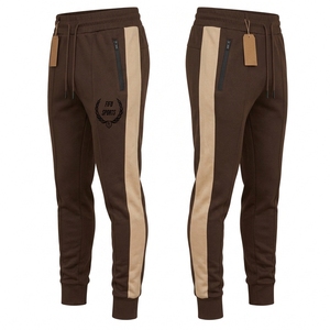 Pantalon de survêtement en coton pour homme, tissu doux de qualité supérieure, design respirant, taille élastique, cordon de serrage réglable, coupe décontractée, pour tous les jours - Product Image 5