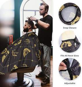 Capa Profesional Ecológica de Poliéster Impermeable para Corte de Cabello, para Uso en Salón de Belleza y Barbería - Product Image 3
