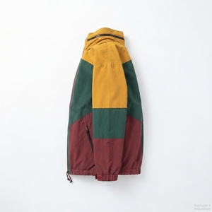 เสื้อแจ็คเก็ตนักแข่งสีสันตัดกันสำหรับผู้ชาย ยี่ห้อ Formula 1 Industries แบบซิป คอตั้ง สปอร์ต คุณภาพสูง กันลม สำหรับฤดูหนาว ผลิตจากไนลอน 100% - Product Image 3