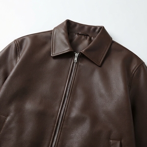<b>Men's</b> <b>Black</b> Lightweight <b>Windbreaker</b> Jacket Stand Collar Full Zip Casual Outdoor Bomber Jacket Elastic Hem Custom Wholesale - Product Image 6