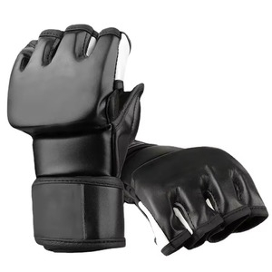 Guantes de MMA de Cuero PU Personalizados de Alta Calidad con Agarre Ergonómico, Ligeros y Transpirables - Product Image 1