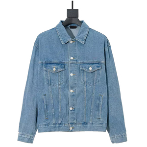 <b>Men's</b> Everyday Denim <b>Jacket</b> Comfortable Regular Fit Button Up <b>Long</b> Sleeve Casual Outdoor Street Style Coat - Product Image 1