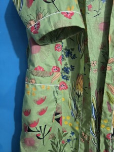 Kimono de algodón largo estampado para mujer, ideal para el hogar, venta al por mayor, ropa unisex, regalo para él, dama de honor, o como vestido de noche. - Product Image 2