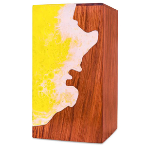 Personalized Memorial Wooden Ashes Box Wooden Cremation Urn for Men and Women by AYAANS - Product Image 1