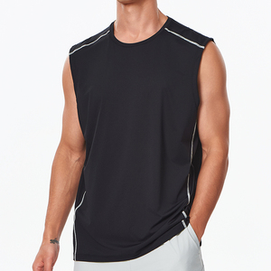 Débardeur de sport respirant et écologique pour homme, séchage rapide, idéal pour la gym et le jogging, 100 % polyester - Product Image 4