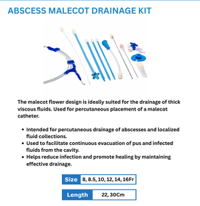 Kit de Drenaje de Absceso de Malecot, Juego de Instrumentos para Uso Quirúrgico Manual, Certificado ISO 9001 - Product Image 2