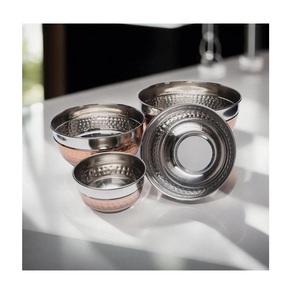 Bol à chocolat en métal pour la décoration de table moderne, les présentations de mariage et les arrangements luxueux de centre de table - Product Image 3