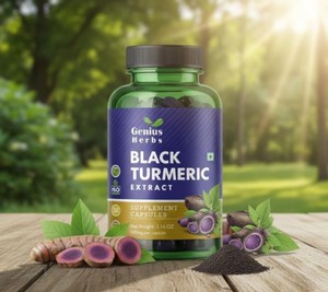 Cápsulas de Extracto de Cúrcuma Negra Premium, Alta Calidad, a Base de Plantas, Bienestar, Raíz Pura, Estándar de Exportación, Precio de Fábrica al por Mayor - Product Image 3