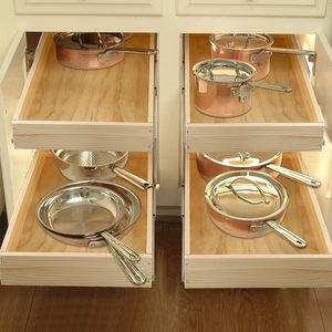 Divisores de Cajones de Madera sin Acabado Modernos para Armarios de Cocina, Organizador Práctico, Accesorios para Armarios - Product Image 2