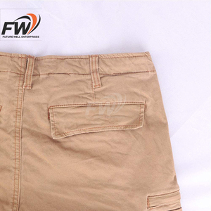 Pantalones Cortos Casuales Personalizados Más Vendidos, Pantalones Cortos Cargo Ajustados a la Moda para Hombre, Pantalones Cortos Cargo con 6 Bolsillos y Cordón Ajustable, Transpirables, con Logotipo Personalizado - Product Image 4