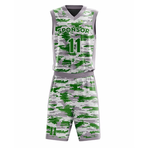 Ensemble de maillot et short de basketball haut de gamme, fabricant de vêtements de sport sur mesure OEM, usine de vêtements de basketball - Product Image 1