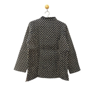 Indian Handmade Vintage Block Printed Cotton <b>Quilted</b> Jacket Women Unique Design Stripe Best Quality Soft <b>Winter</b> Linen Button - Product Image 6