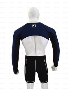 Men's Long Sleeve <b>Bolero</b> <b>Shrug</b> Open Chest Extreme Crop Top Stretch Arm Sleeves Rave Clubwear Custom Private Label Wholesale - Product Image 3
