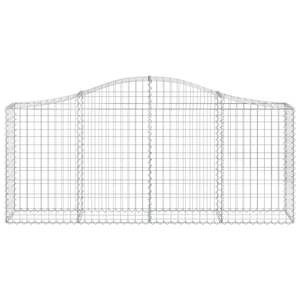 Ensemble de 3 paniers gabions en fer galvanisé argenté, collection de paniers métalliques - Product Image 4