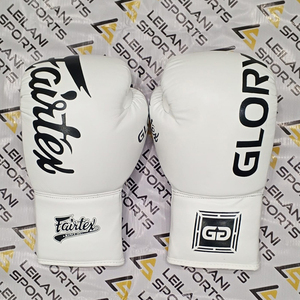 ถุงมือชกมวย Fairtex Glory คุณภาพพรีเมียม ดีไซน์ใหม่ หนัง PU 100% แบบผูกเชือก ถุงมือชกมวยไทยมืออาชีพ Fairtex - Product Image 1