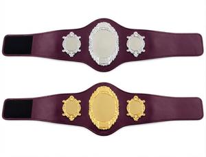 เข็มขัดแชมป์หนังแท้แบบยูนิเซ็กซ์สำหรับผู้ใหญ่  โลโก้ซีรีส์นักสู้ MMA คาราเต้ มวย รุ่นเฮฟวี่เวท  แบบสั่งทำพิเศษ - Product Image 4