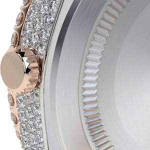 Reloj de Cuarzo de Acero Inoxidable con Diamantes Moissanite VVS Iced Out, Estilo Hip Hop Urbano, Correa de 20mm, Esfera de Cristal, Lujo y Moda - Product Image 5