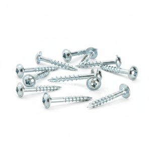Tornillos Autorroscantes de Cabeza Panorámica de Acero al Carbono Clase 4, Galvanizados en Zinc, Rosca Gruesa, Métricos, Punta Afilada, Phillips Drive PDC - Product Image 6