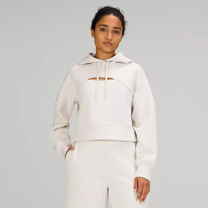 Sudadera con Capucha para Mujer, Manga Larga, Corte Ajustado, Cómoda, con Bolsillo y Cordón Ajustable, para Fitness y Deportes - Product Image 4