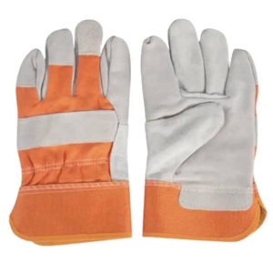 ถุงมือทำงานหนังวัวแท้คุณภาพสูงจากแคนาดา สำหรับงานหนัก ทนทาน สวมใส่สบาย พร้อมคุณสมบัติสะท้อนแสงเพื่อความปลอดภัย เหมาะสำหรับงานประจำวัน มาตรฐาน CE - Product Image 5