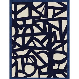 Alfombra Hecha a Mano en India de Alta Calidad, Alfombra Moderna Grande para Interiores, Alfombra 100% Hecha a Mano de Lana, TEXTILES INDIOSES H/L - Product Image 5