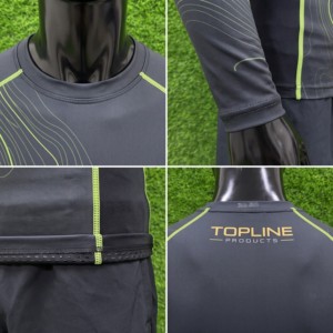 Chemise de compression à manches longues pour homme, impression par sublimation, séchage rapide, vêtements de sport pour adultes - Product Image 4
