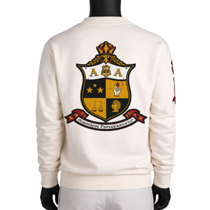 Suéter Premium Alpha Phi Alpha, Diseño Clásico con Letras Griegas, Suéter de Punto de Élite, Ropa de la Hermandad Alpha Phi Alpha - Product Image 3