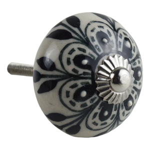 Traditional Ceramic Knobs Full Painted Finishing Decor <b>Antique</b> Design Multiple Colored Drawer Knobs for Home Decor and Furniture - Product Image 3