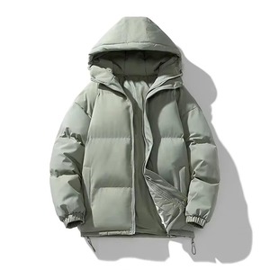 2026 High Quality Warm Men's <b>Hooded</b> <b>Waterproof</b> Breathable Thick <b>Puffer</b> Bomber <b>Jacket</b> Winter Casual Polyester <b>Puffer</b> <b>Jackets</b> - Product Image 1