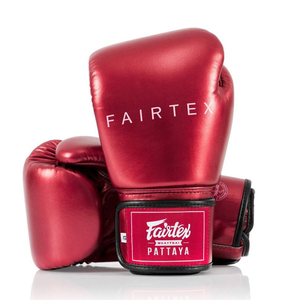 Guantes de Boxeo Fairtex Nuevos, Hechos a Medida, con Correa Personalizada, para Entrenamiento Profesional, Sparring, Cuero Original - Product Image 1