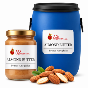 Mantequilla de Almendras Dulces Naturales Crudas AG Organica para Crema, Loción, Bálsamo, Lápiz Labial, Jabón Artesanal, Certificado GMP, Proveedor OEM/ODM - Product Image 1