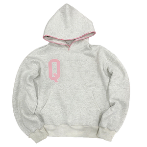 High Quality Sorority Bulk Wholesale Whip Stitch Hoodie Polka Dot Embroidery OEM Streetwear Hoodie - Product Image 4