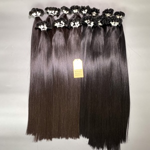 Extensiones de cabello humano con punta plana Remy 100%, queratina cruda, doble dibujado en todos los colores, precio directo de fábrica - Product Image 3