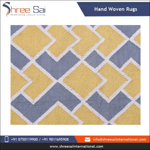 Hot Sale Eco-Friendly Cotton <b>Rugs</b> Handmade Flatwoven Reversible Durable Floor Mats for Hallway Bedroom Entryway or Living <b>Space</b> - Product Image 4