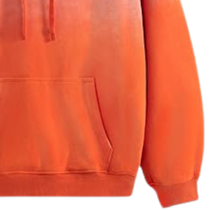 Comfortable <b>Pullover</b> Hoodie Soft Fleece Orange Hoodie Custom Blank Hoodie – Perfect for Printing & Embroidery - Product Image 6
